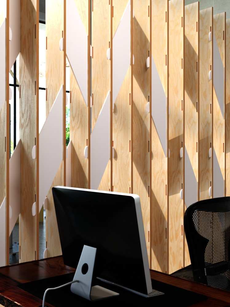 Обложка проекта: Модульная дизайнерская панель-перегородка для зонирования