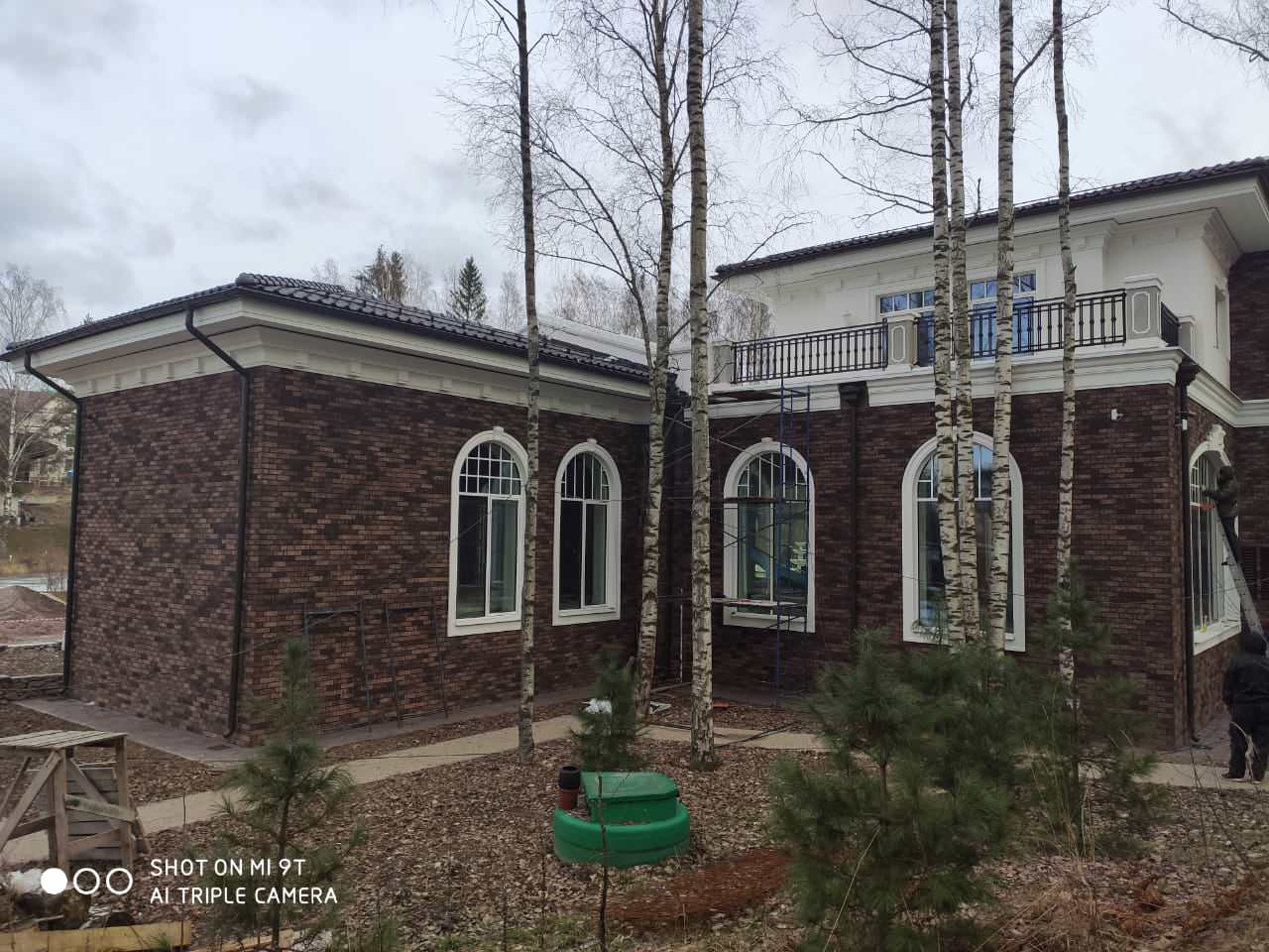 Дом в классическом стиле. Клинкерная плитка.