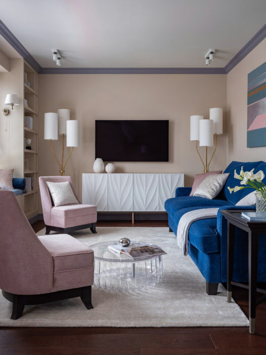 “Девичья” квартира в Москве, 59 м²