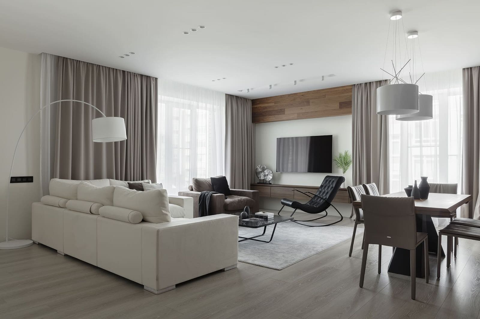 Обложка проекта: Обзор современной квартиры 170 квм