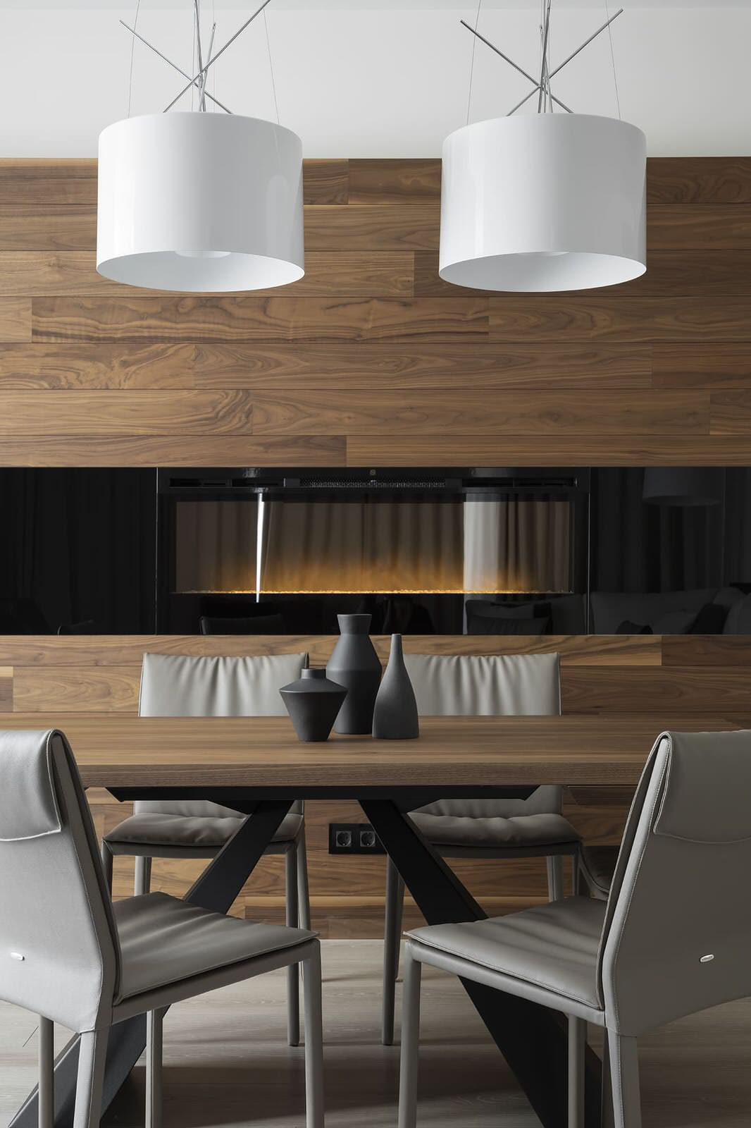 Обзор современной квартиры 170 квм. Полы без плинтуса. Двери в потолок.