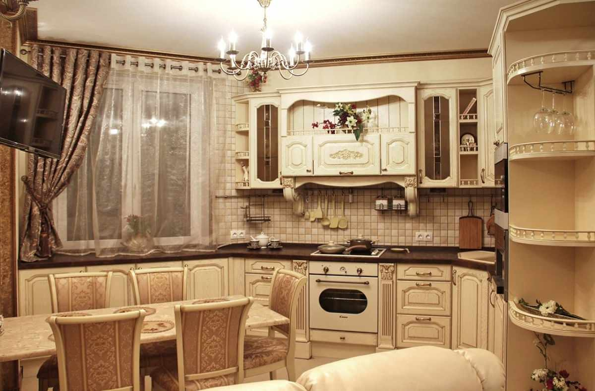 Кухня Дворянское Гнездо (Массив Ясеня)