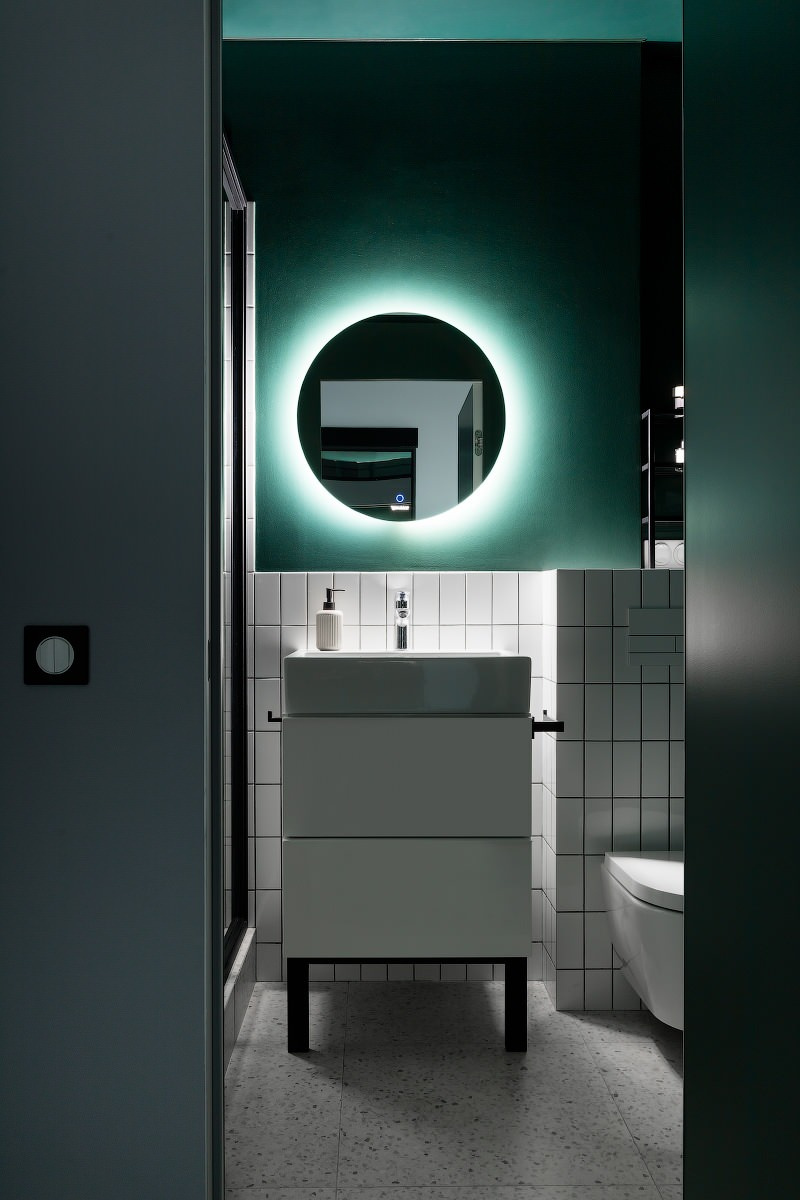 Современный интерьер квартиры-студии