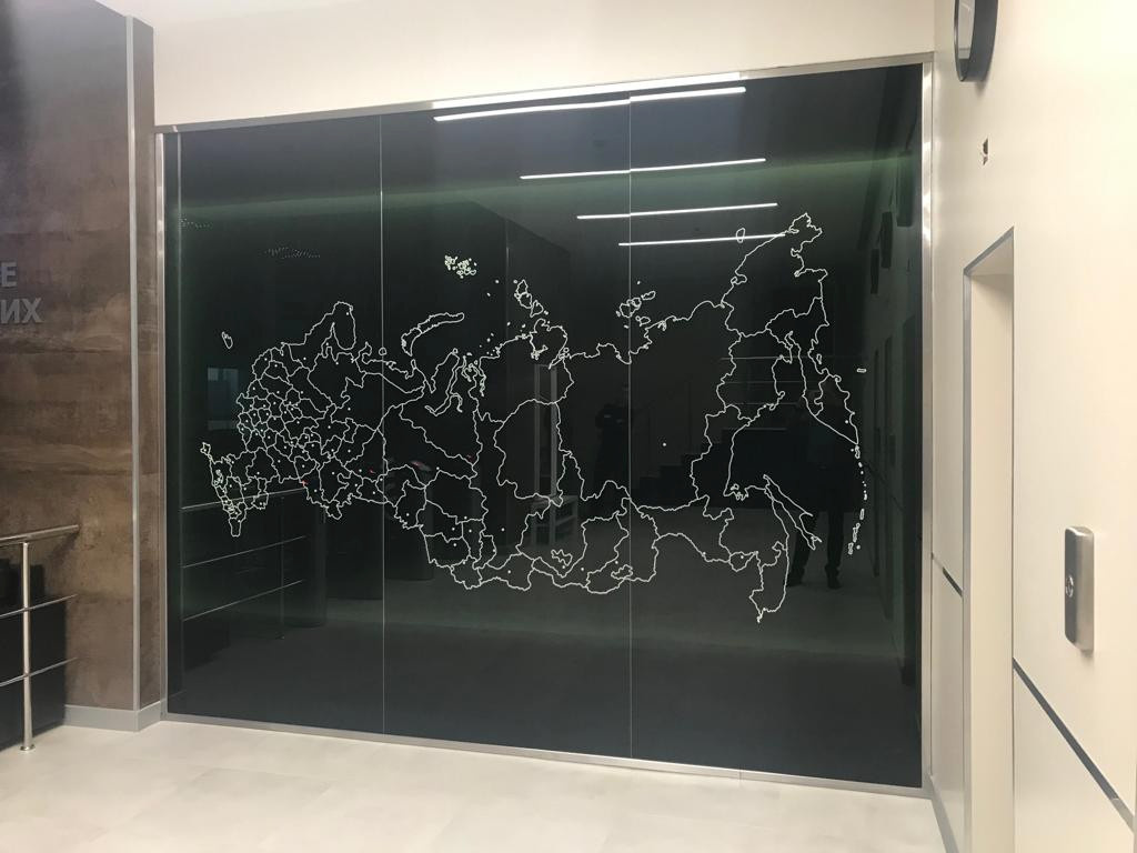 Стеклянные перегородки