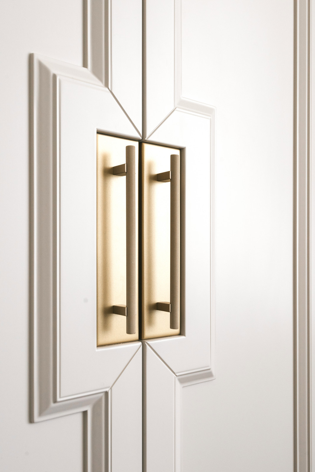 Гардеробная комната с элементами Латуни