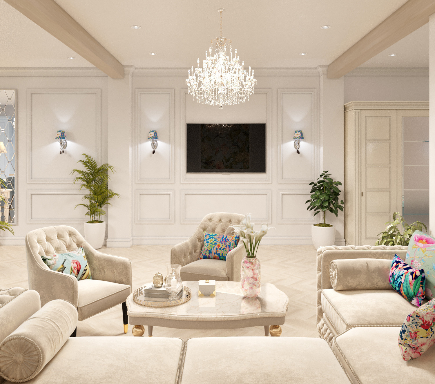 Interior Design in provice style