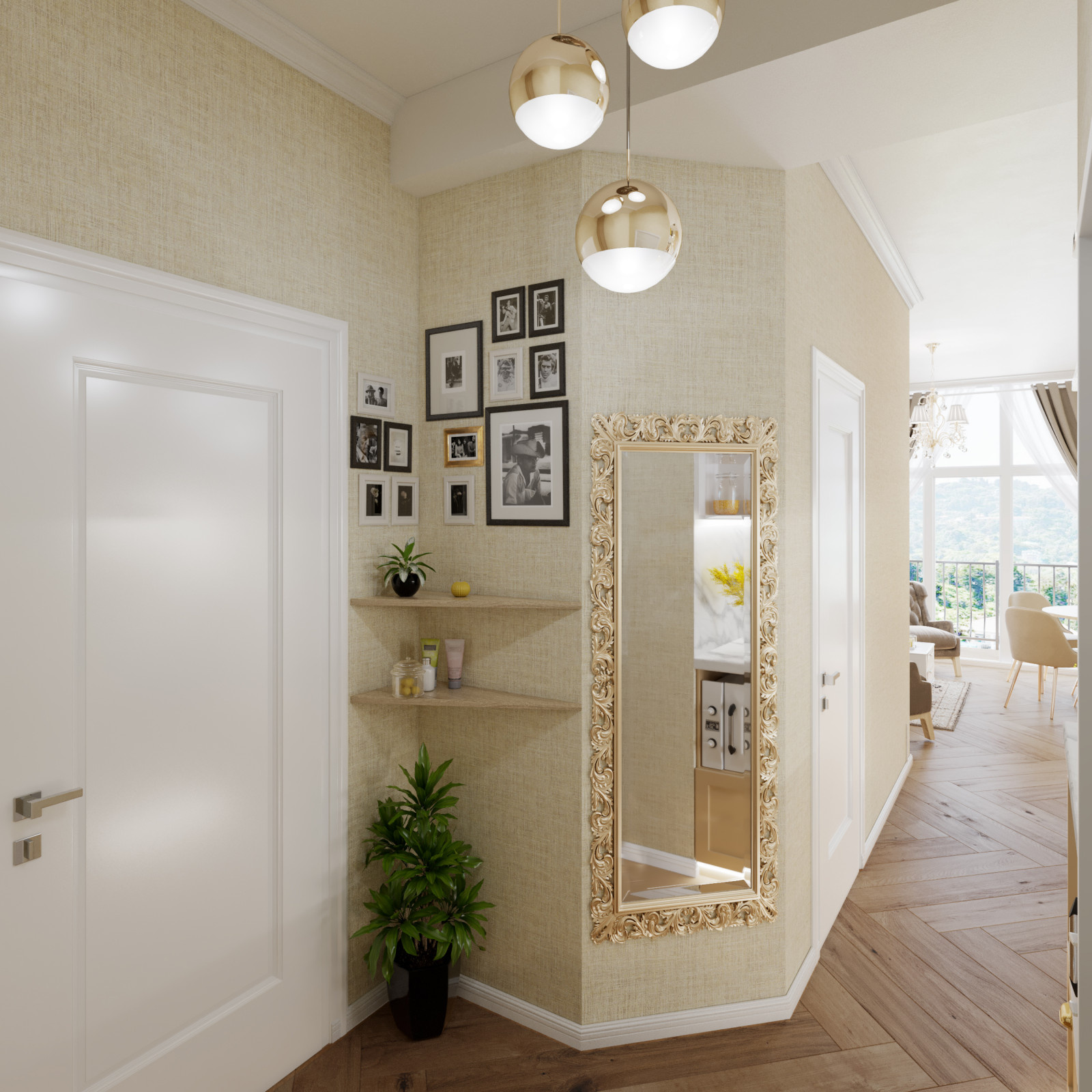 One bedroom apartments on the seaside