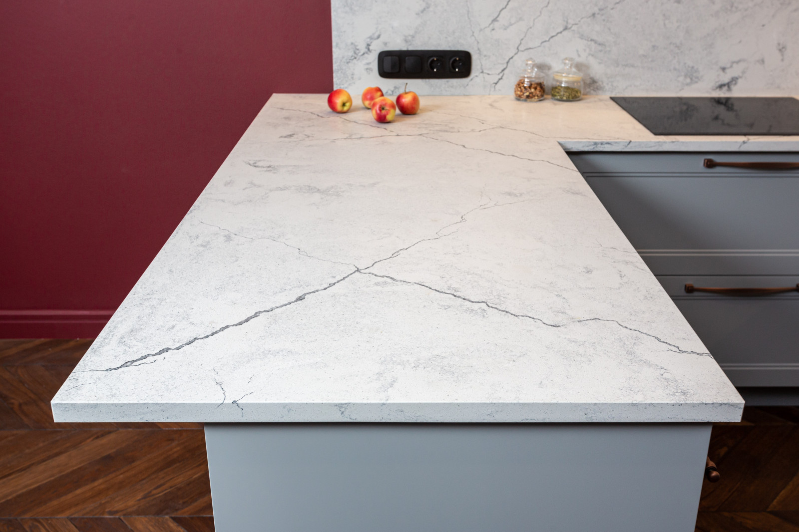 Кухня,кварцевый агломерат SMARTQUARTZ 8
