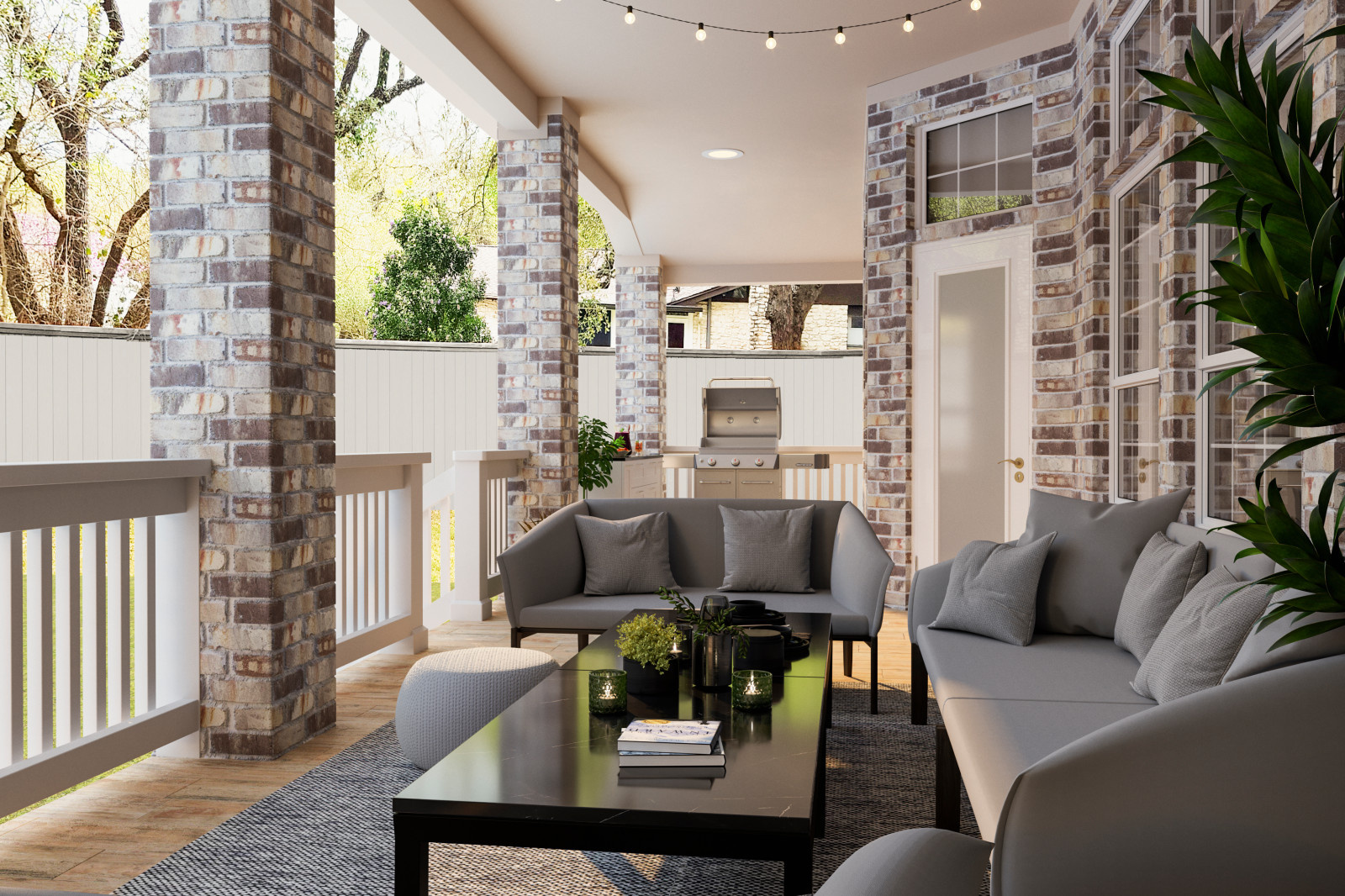 Grayscale Patio