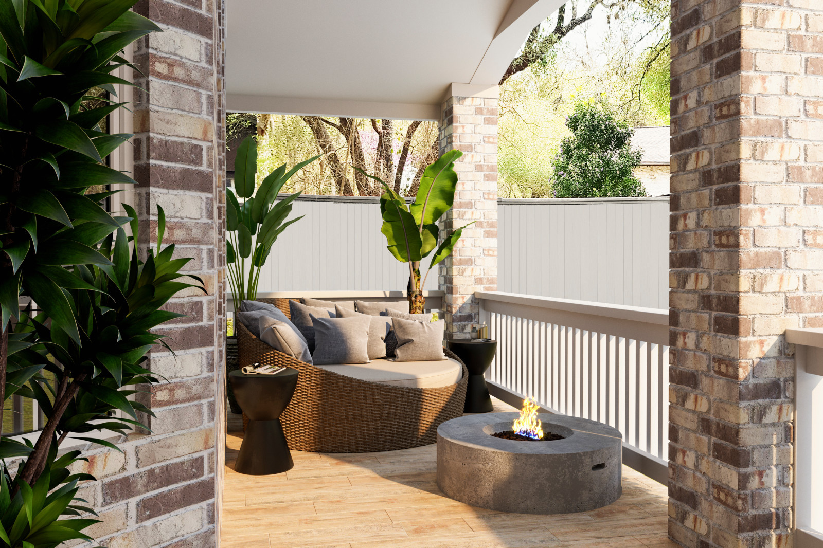Grayscale Patio