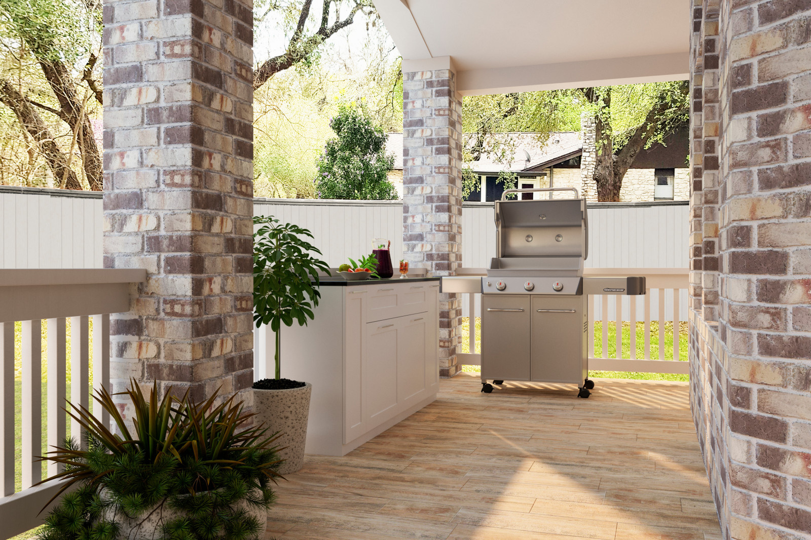 Grayscale Patio