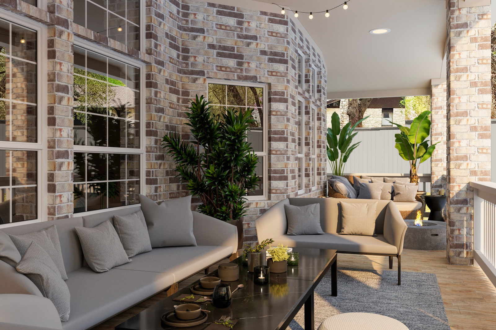 Grayscale Patio