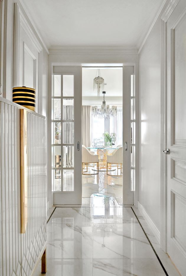 Неоклассика: квартира 140 кв.м. в ЖК "Сады Пекина"