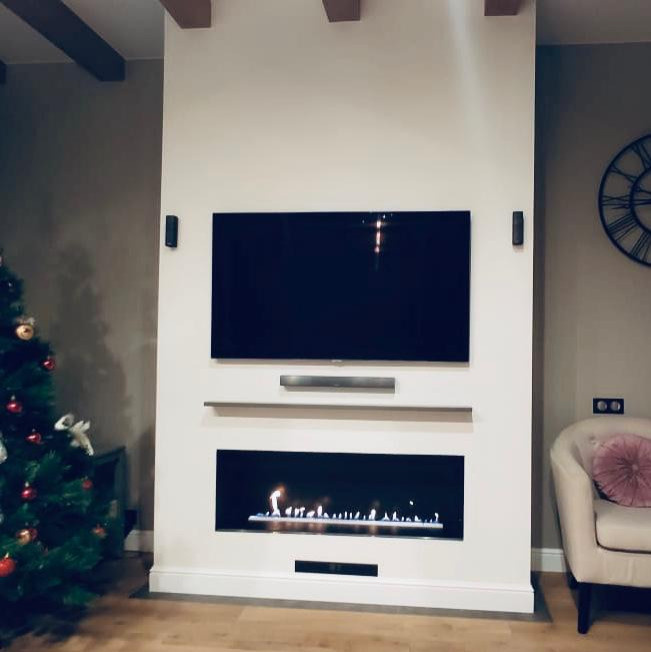 Автоматический биокамин Good Fire 1200 в квартире на Киевском шоссе