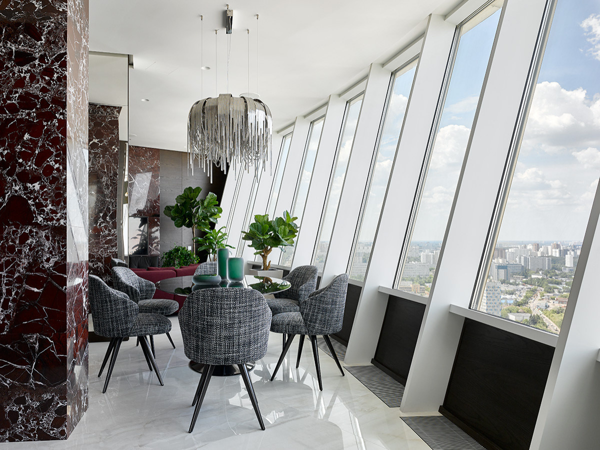 Houzz тур: Квартира с радиусной планировкой