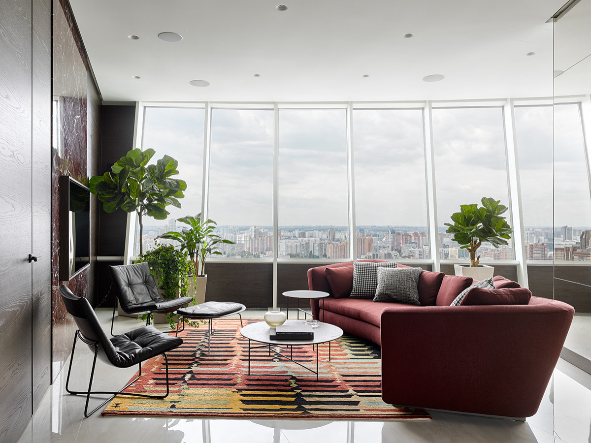 Houzz тур: Квартира с радиусной планировкой