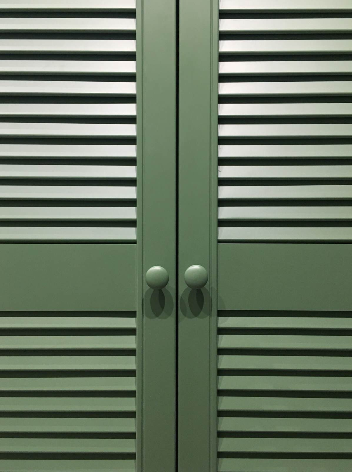 Жалюзийные двери в постирочную для Лидии