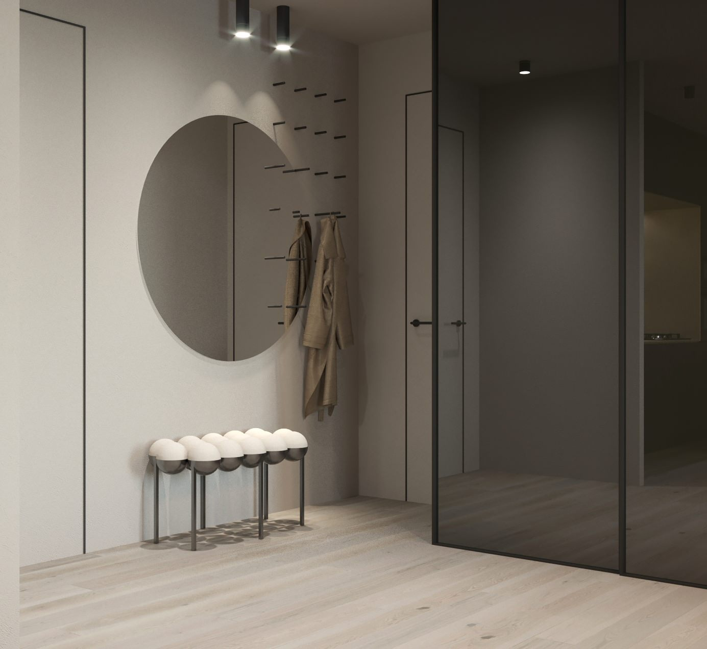 Project of apartment in "Presnensky Val" residential complex
