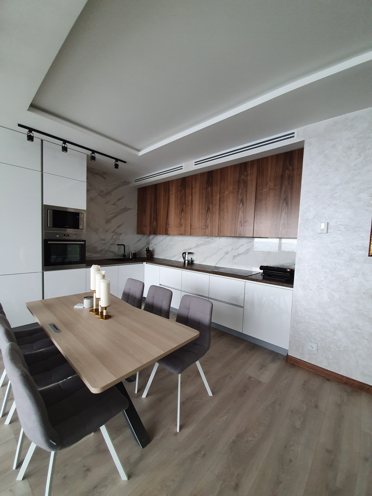 Кухня в современном стиле, ЖК Лазурные Небеса, г. Казань