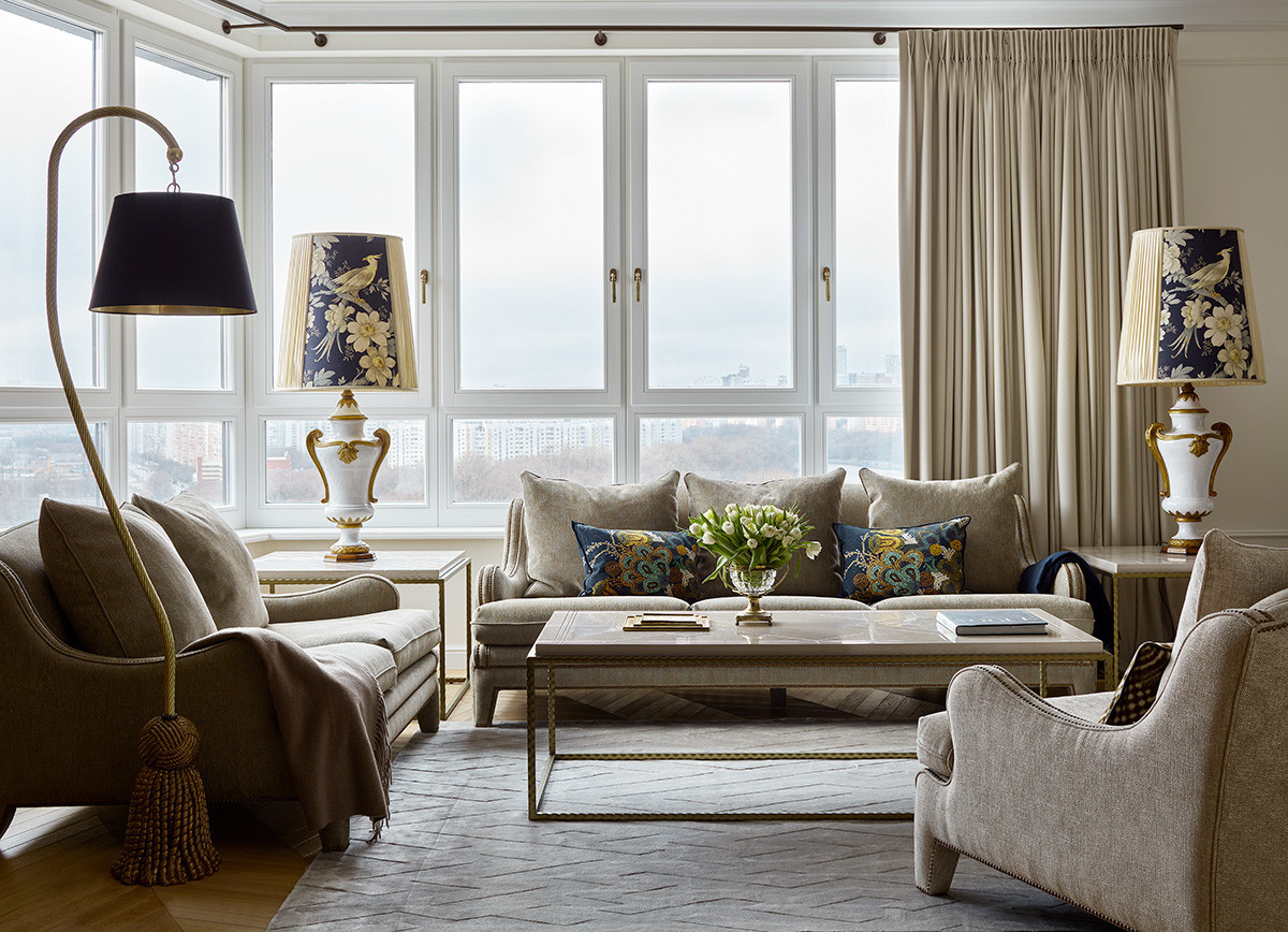 Квартира с китайской ширмой