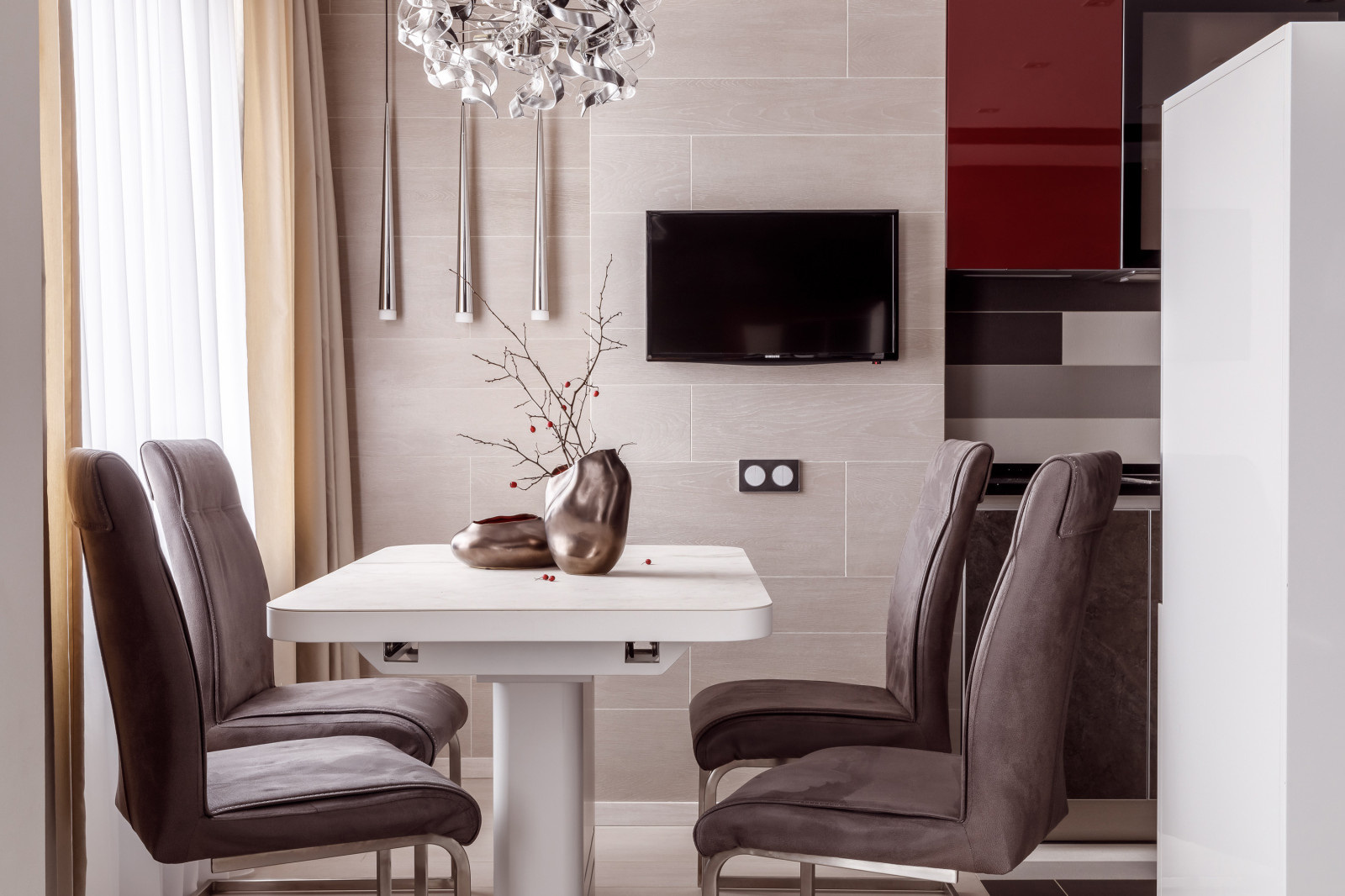 Лофт (фотографии кухни-гостиной)