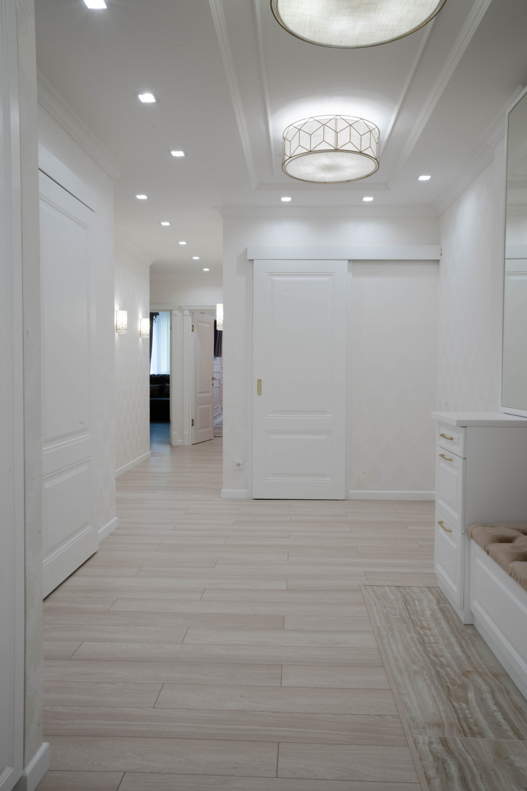 Классический интерьер, 108 кВ, ЖК Парковый
