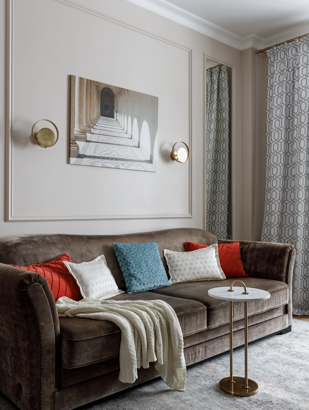 Гостиная-библиотека