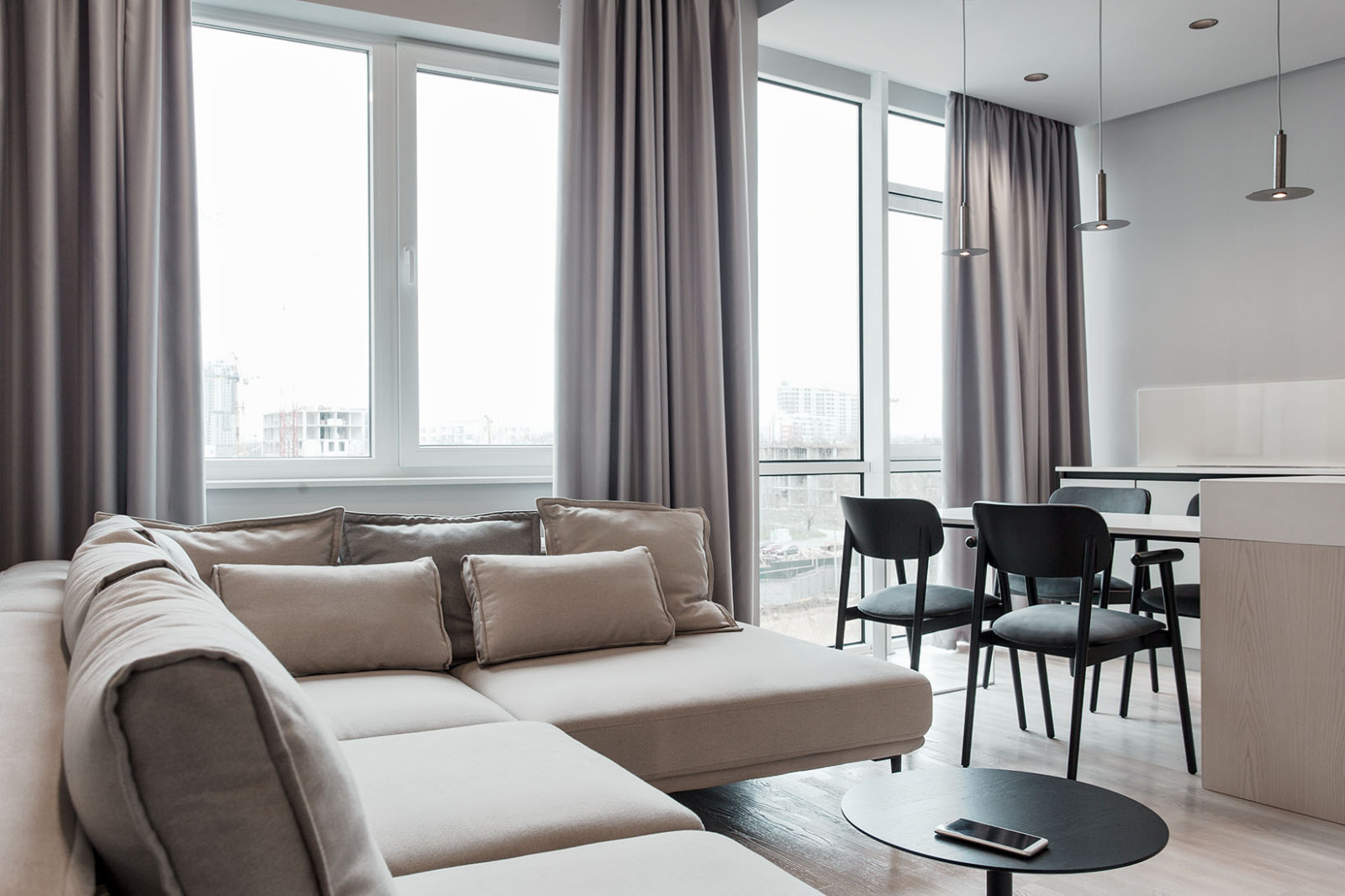 Scandinavian minimalism apartments