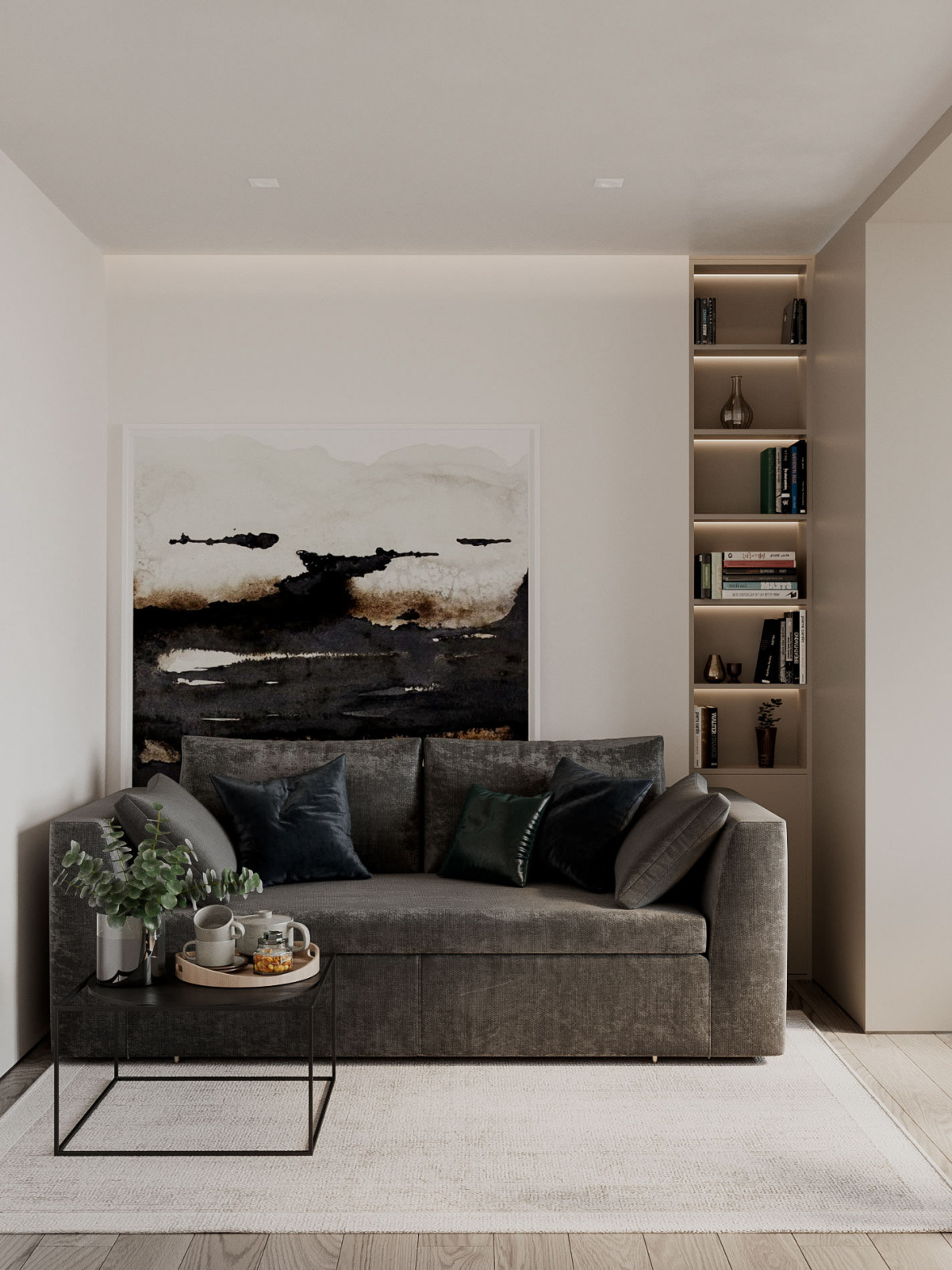 Гостиная минимализм