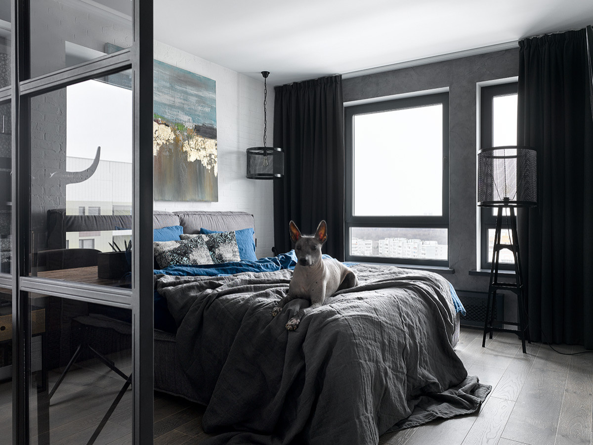 "Брутальный лофт в Московской новостройке"