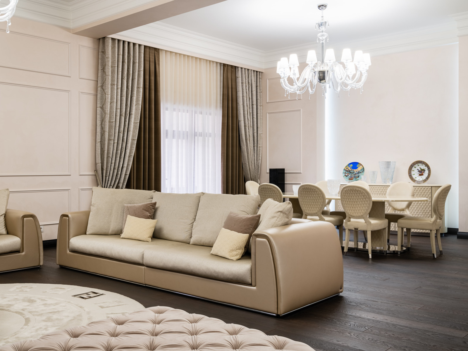 Интерьерная съёмка проекта виллы по заказу интерьерного салона Luxury Living