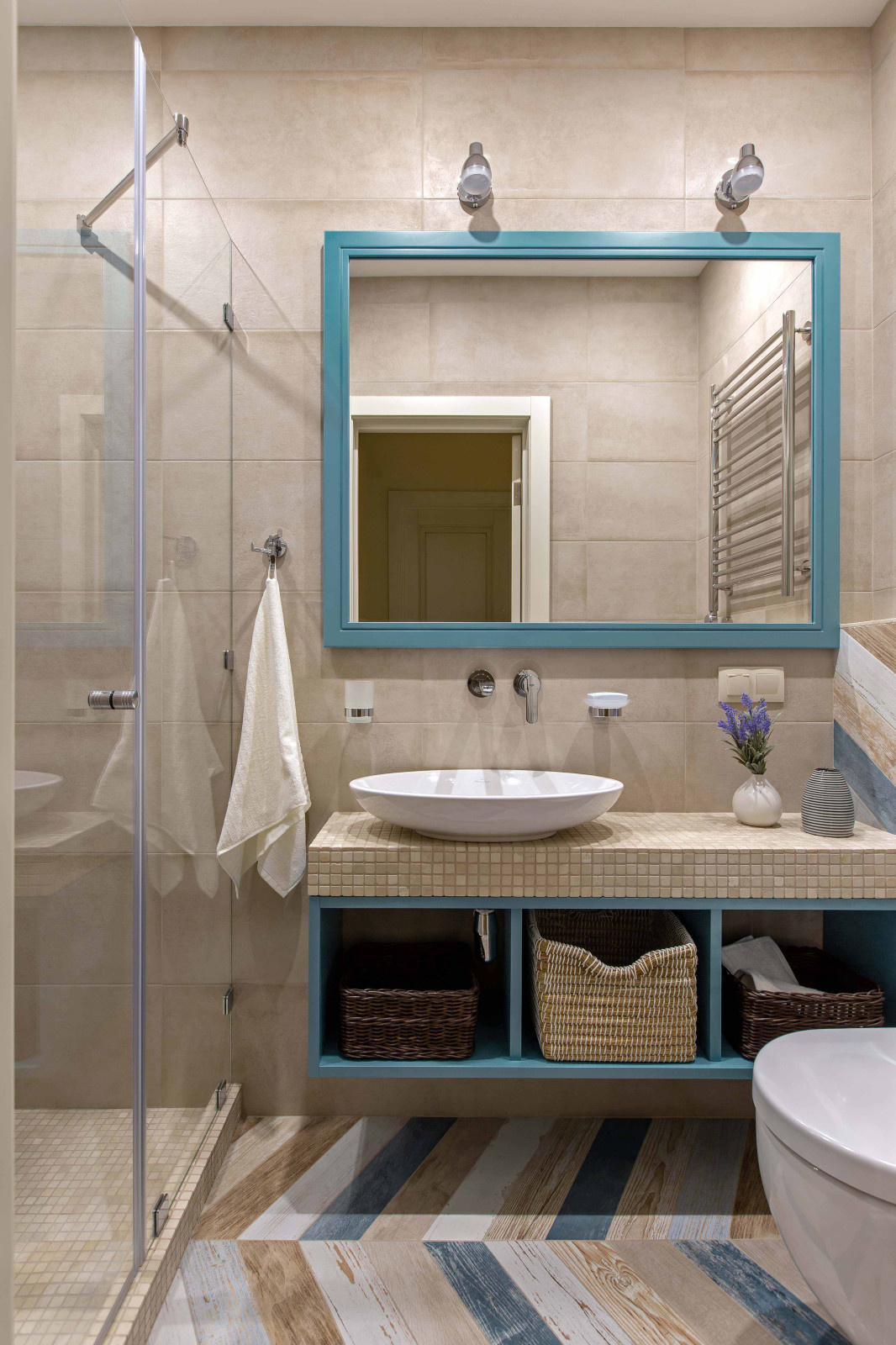 Лаванда и бирюза