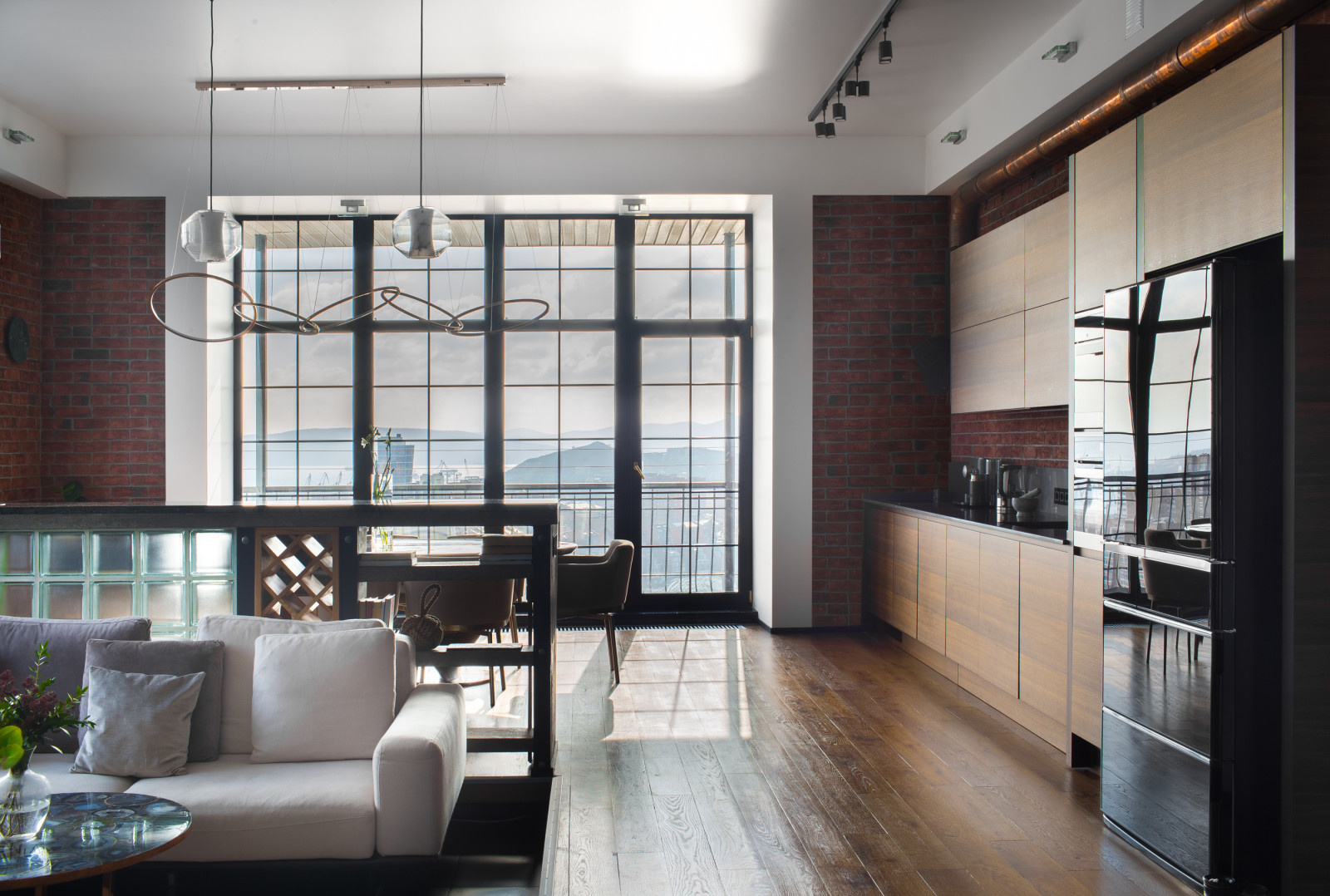 Реализованный проект | 219 кв. м | Bay view apartment | Квартира в стиле лофт