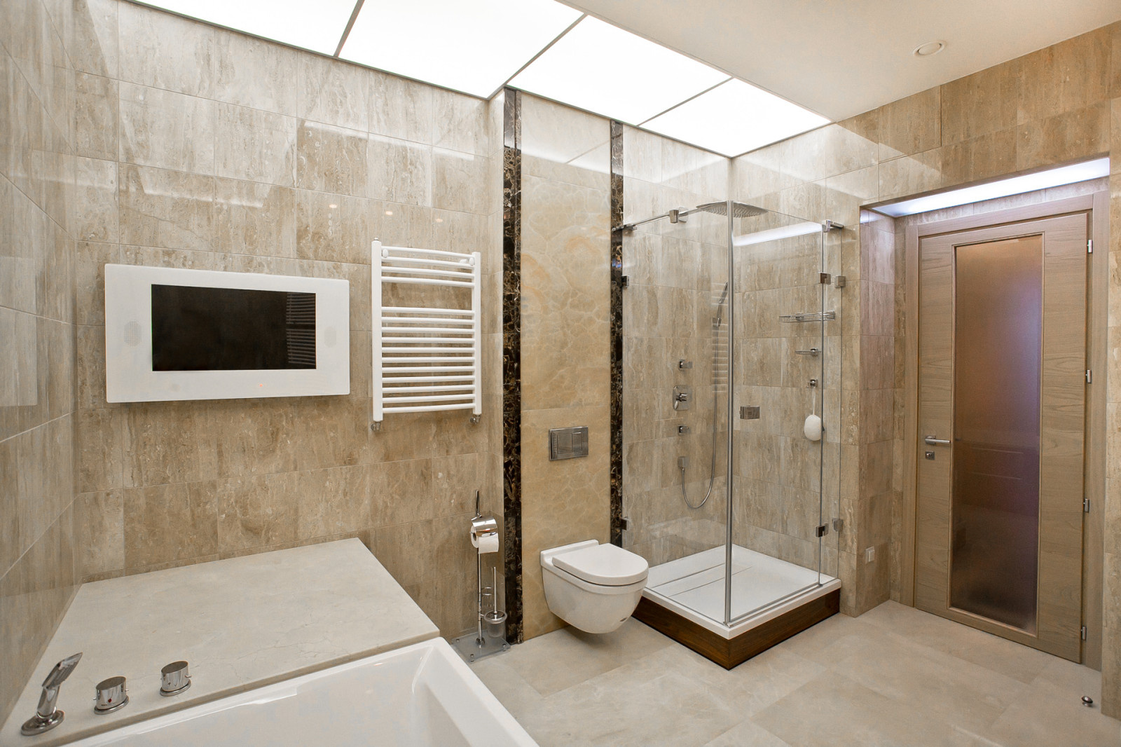 Минимализм в теплый тонах. Квартира. ЖК "Residence". 105 м.кв. Санкт-Петербург