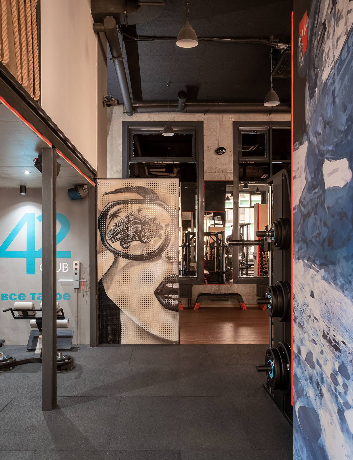 Gym, completed project