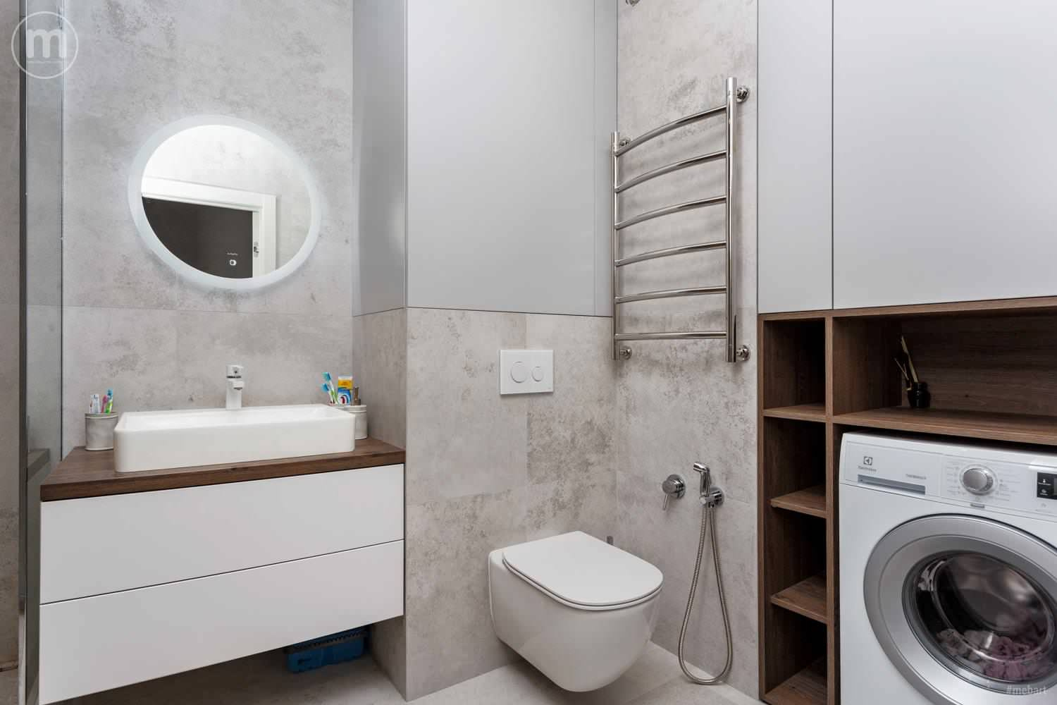 Светлая ванная комната