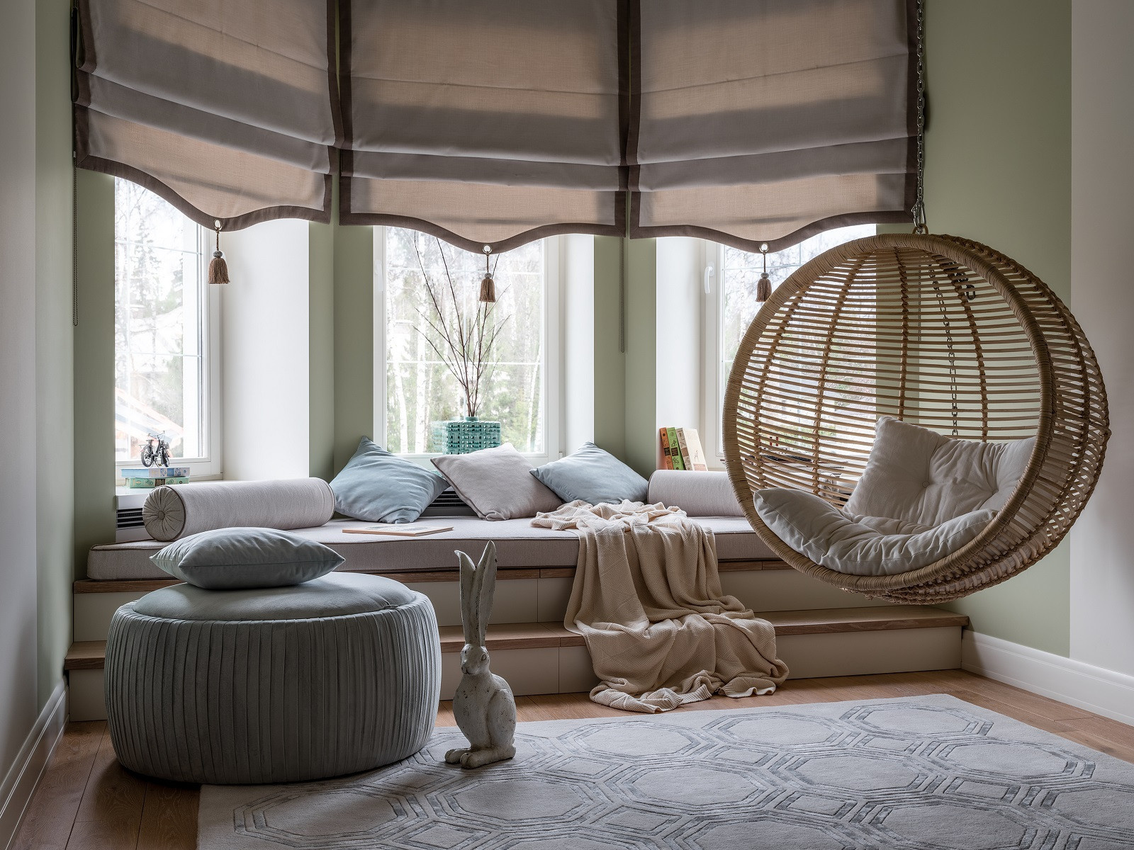 Соединительная ткань: С чем правильно сочетать цвет и орнамент штор