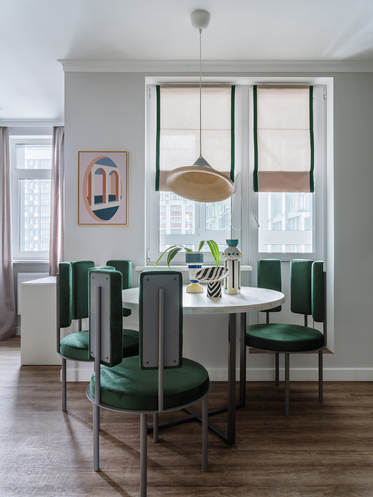 "Немного яркости в скандинавском интерьере"