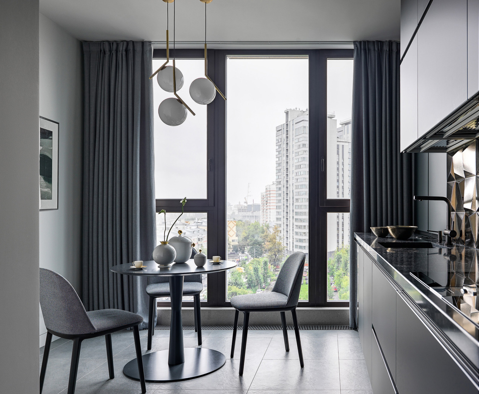 Apartment with a view of Moscow City