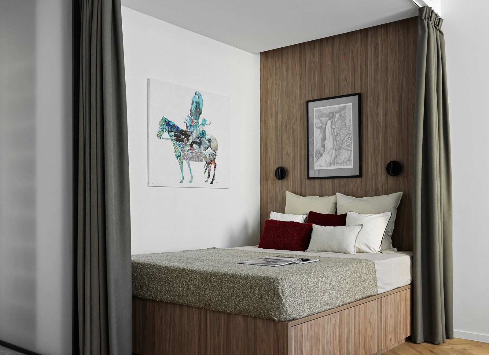 Apartment with accent