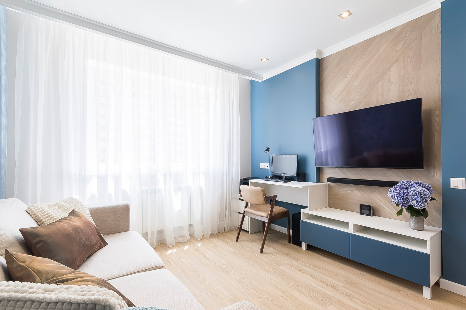 Ремонт по дизайн-проекту 1-х комнатной квартиры в ЖК "Симфония", г.Краснодар