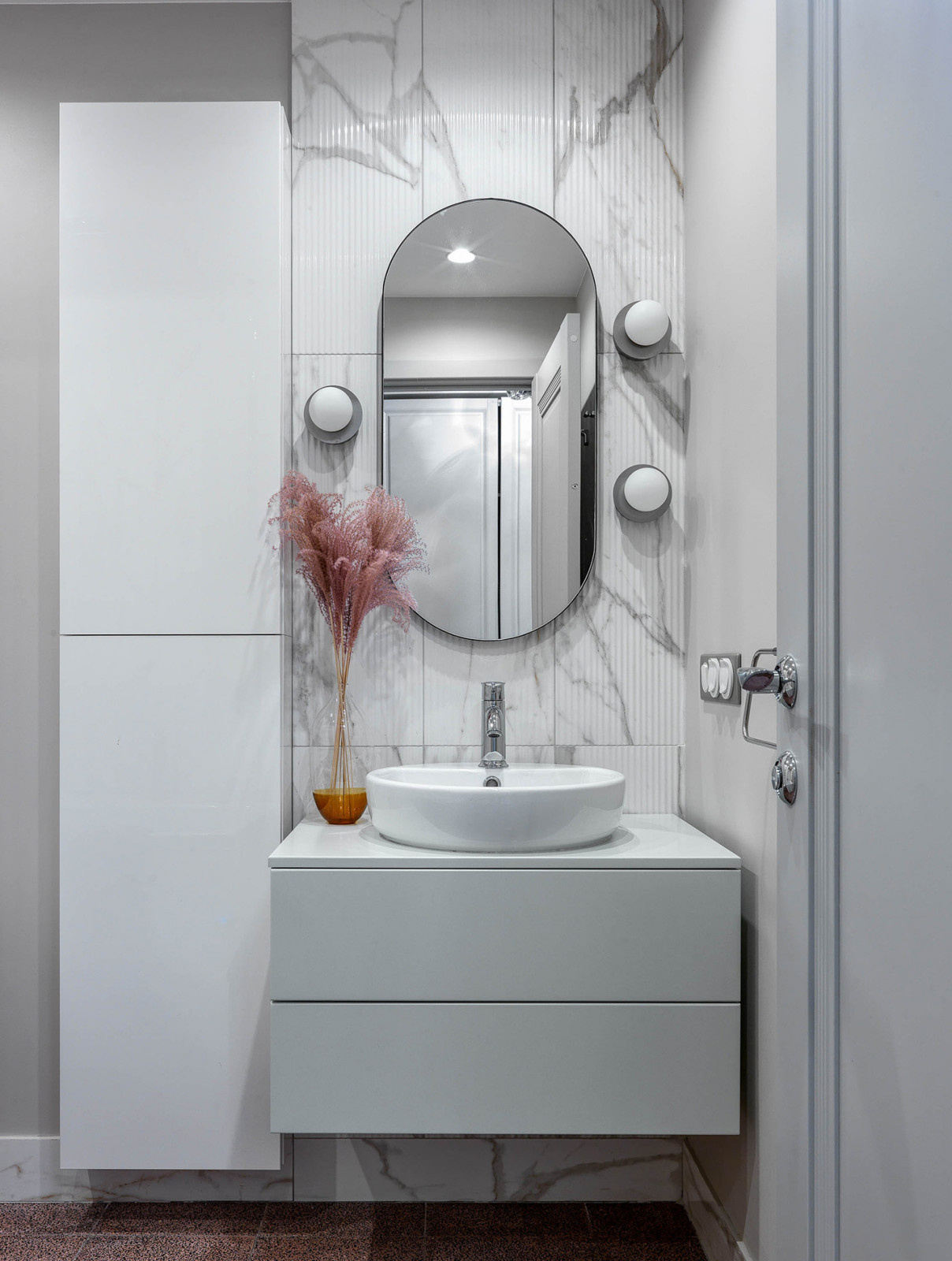Apartment with a note of femininity
