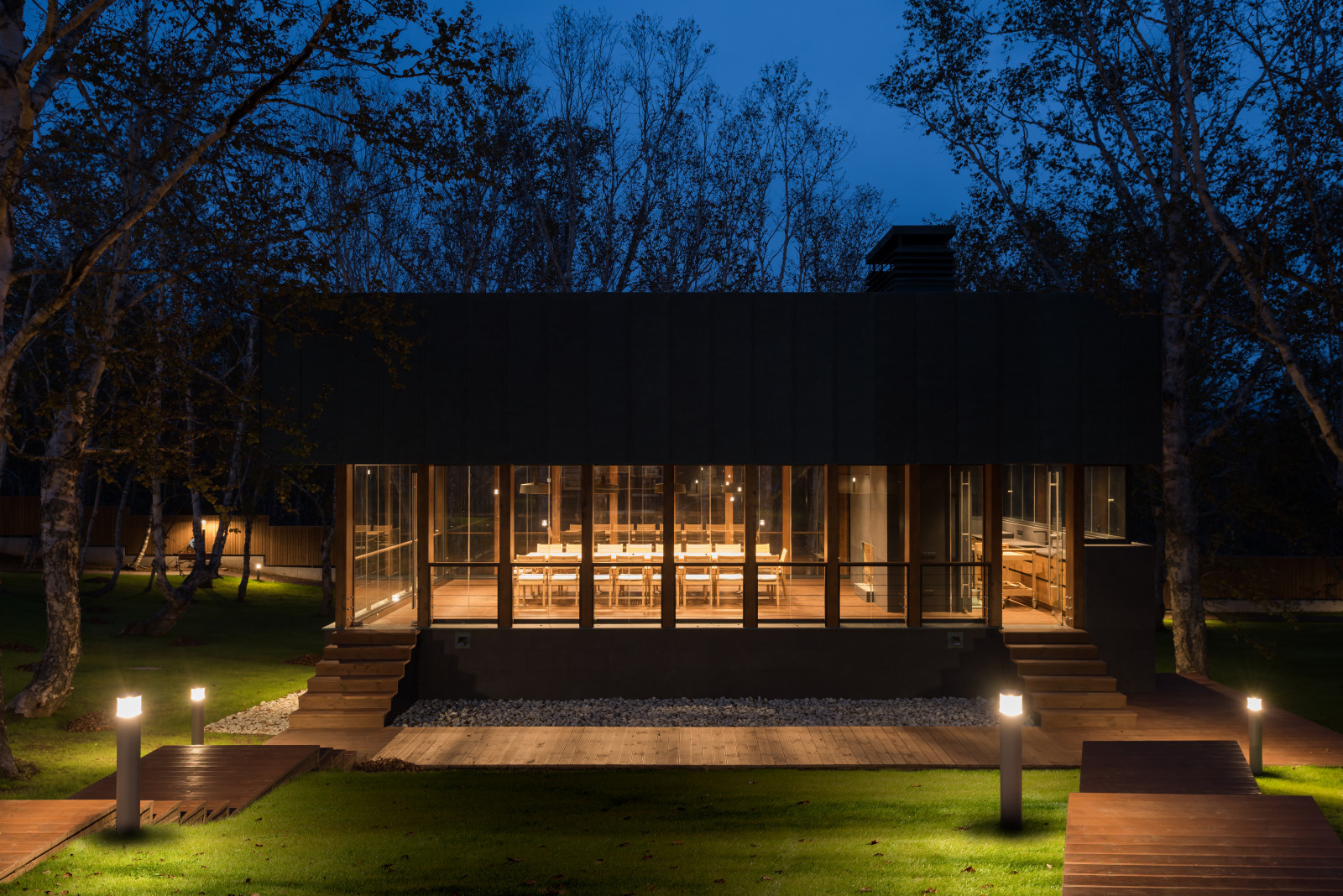 Павильон летней кухни на Камчатке