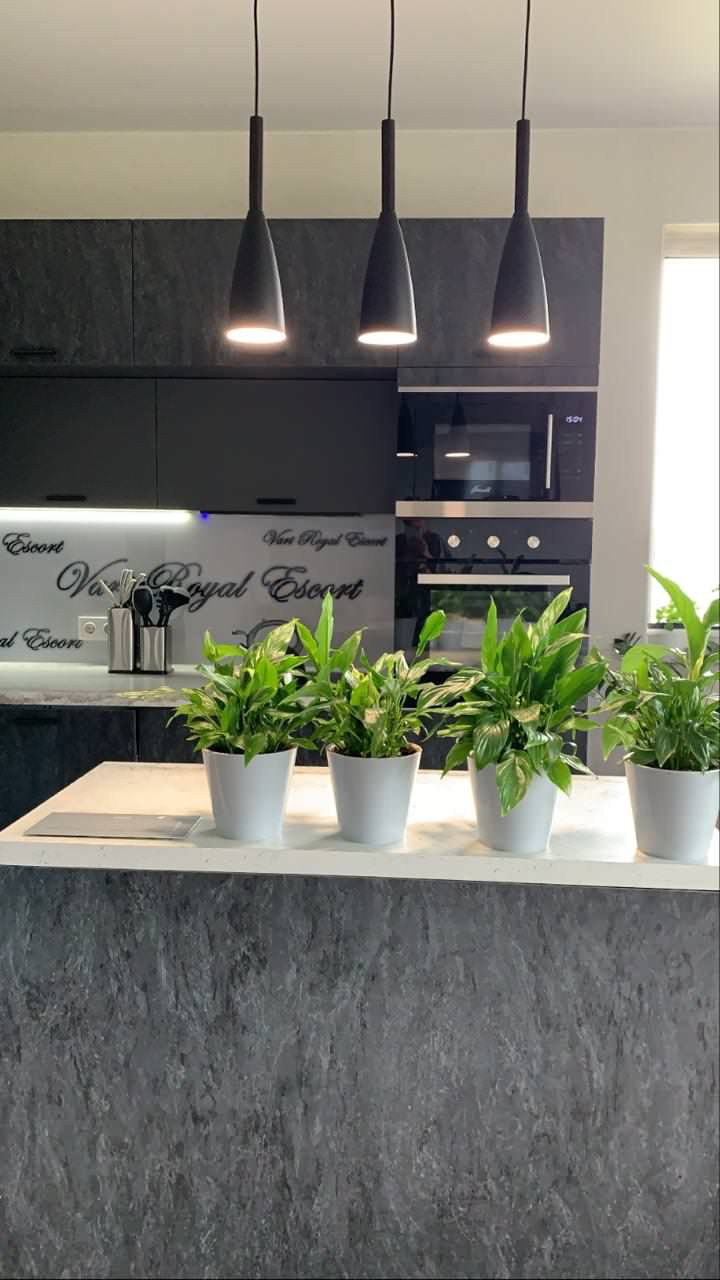 Кухня в загородный дом