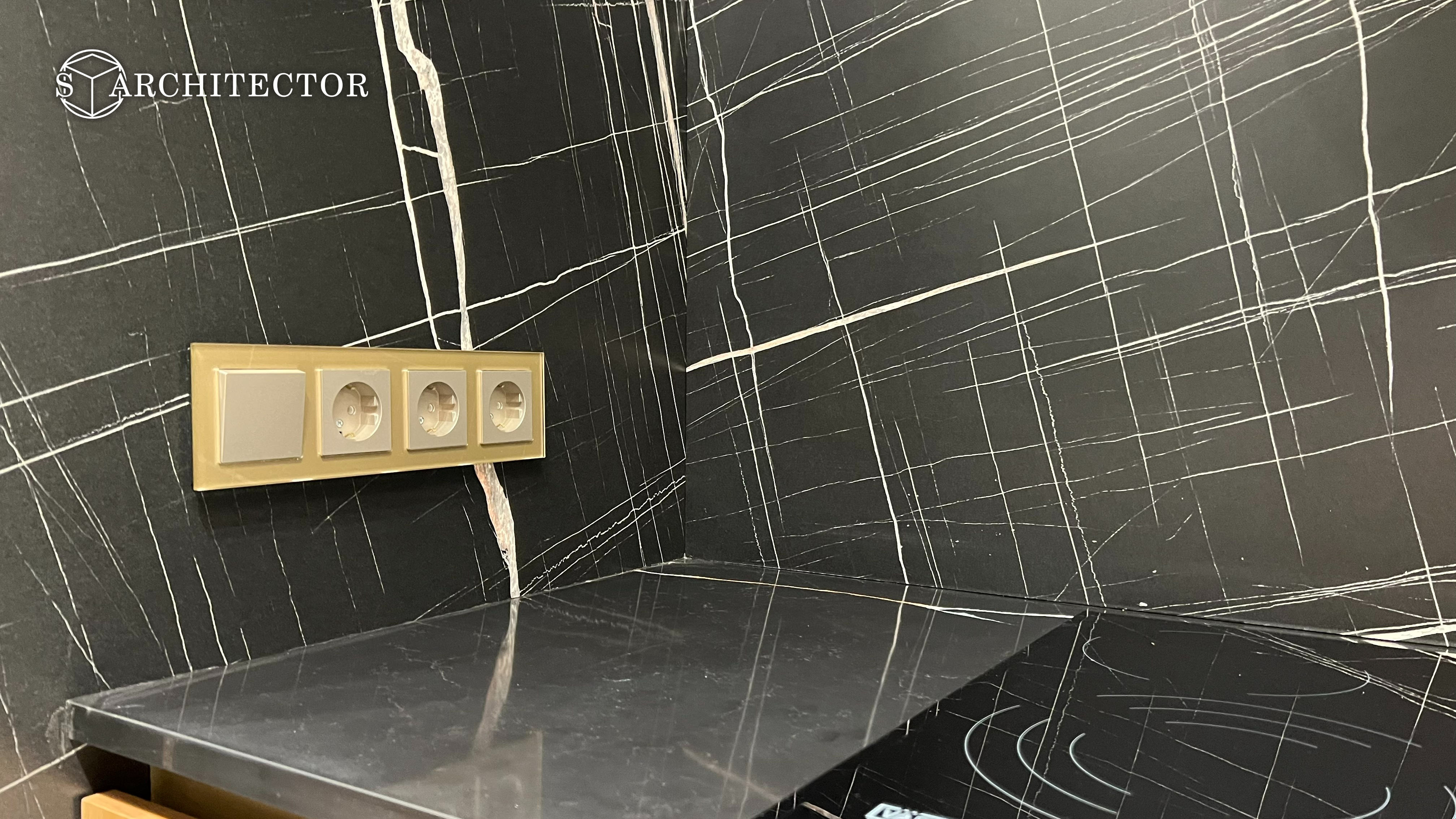 Дизайнерский интерьер 49 м² с натуральными материалами