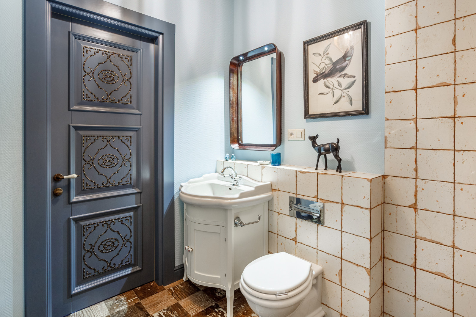 WC в частной усадьбе