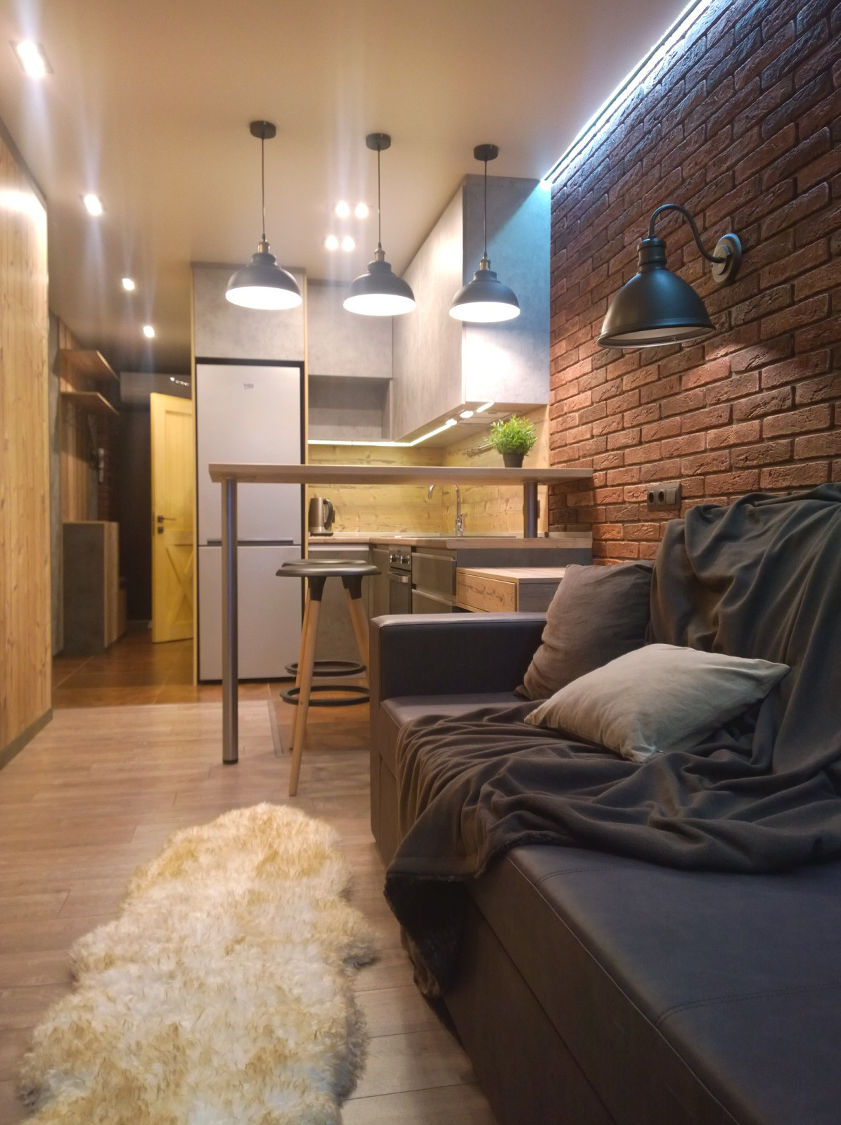 Гостиная LOFT. 2018 г. Реализация.
