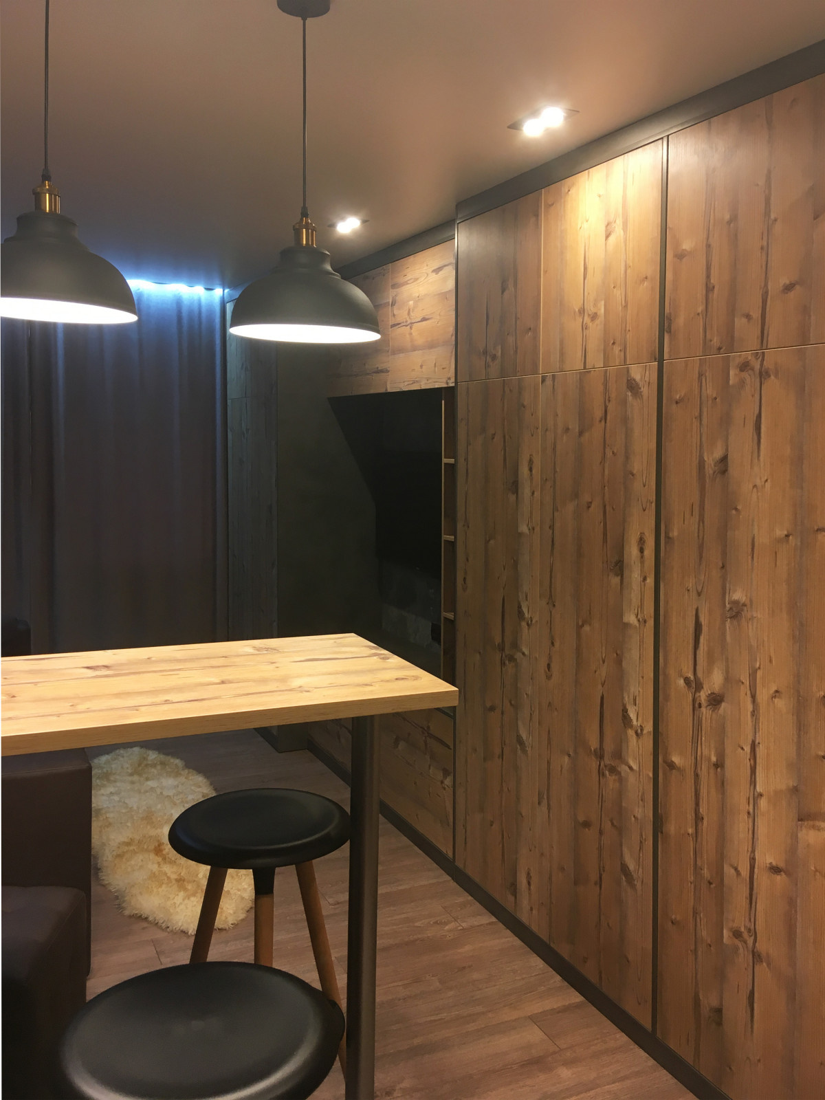 Гостиная LOFT. 2018 г. Реализация.