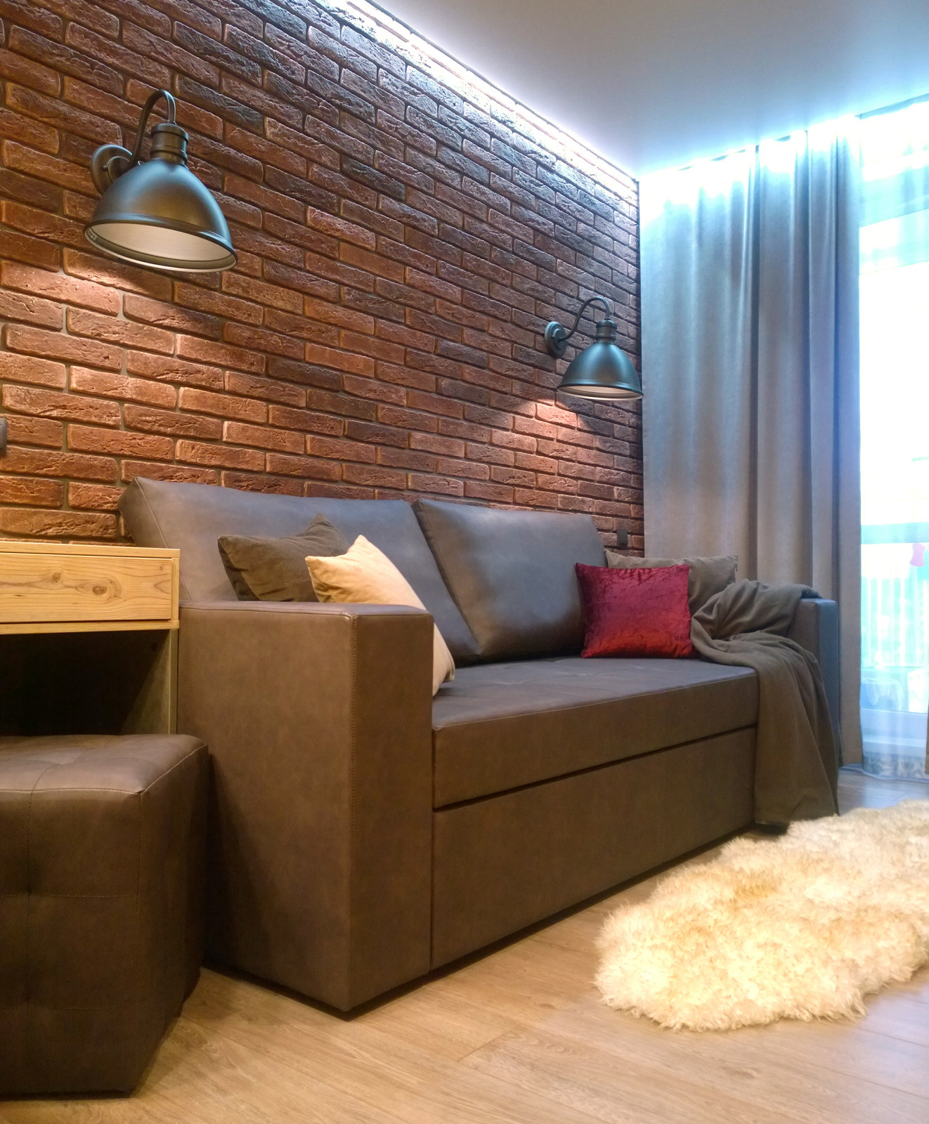 Гостиная LOFT. 2018 г. Реализация.