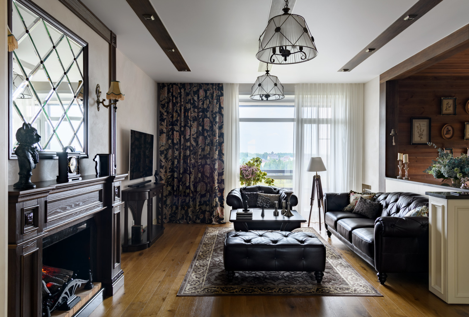 Квартира с атмосферой загородного дома